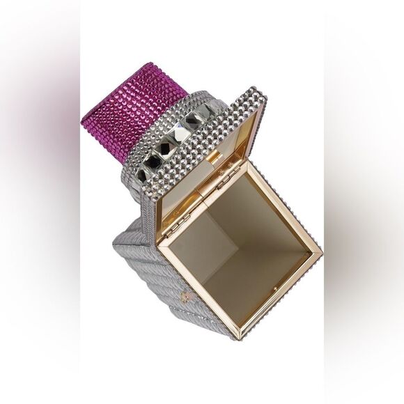 SUPER CUTE Pink Lipstick Purse with Detachable Strap - Picture 4 of 10